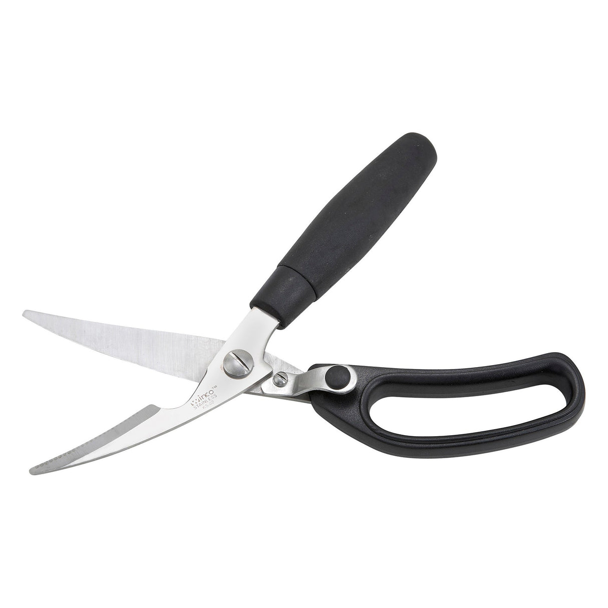 Winco KS-02 - Poultry Shears, Soft Polypropylene Handle, Stainless Steel