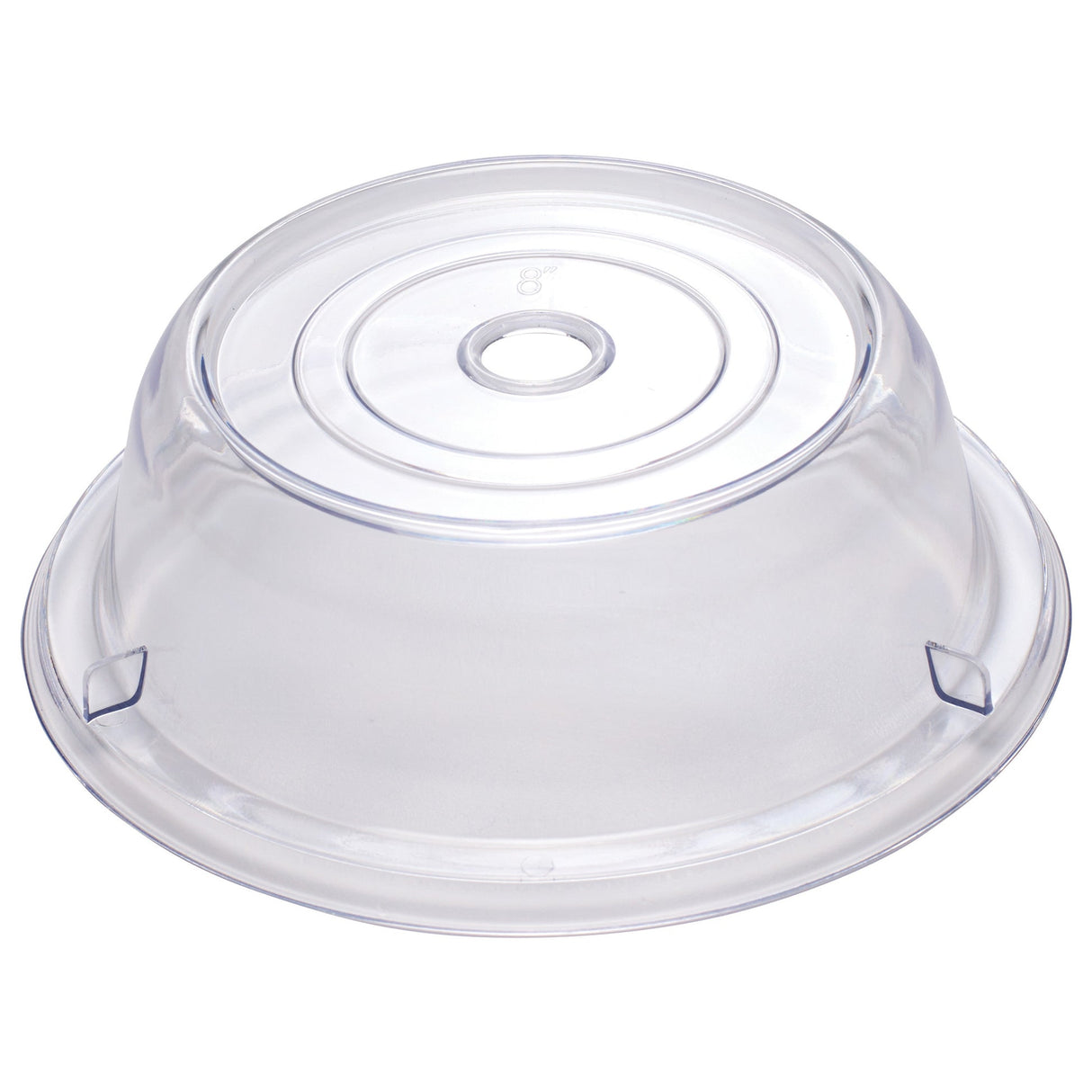 Winco PPCR-8 - Clear Polycarbonate Plate Cover - 8" Dia