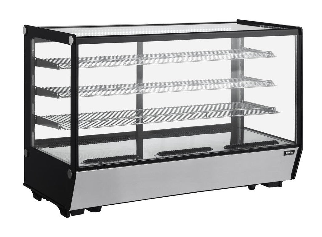 Omcan 48″ Countertop Square Glass Refrigerated Display - RS-CN-0225S-5