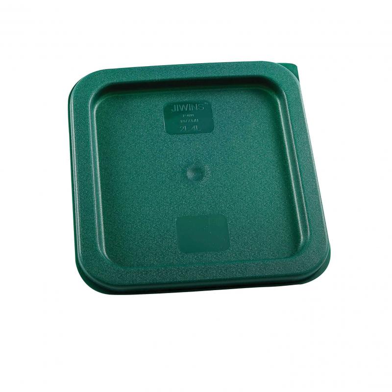 Omcan Green Polyethylene Lid for 2 / 4 QT Storage Containers
