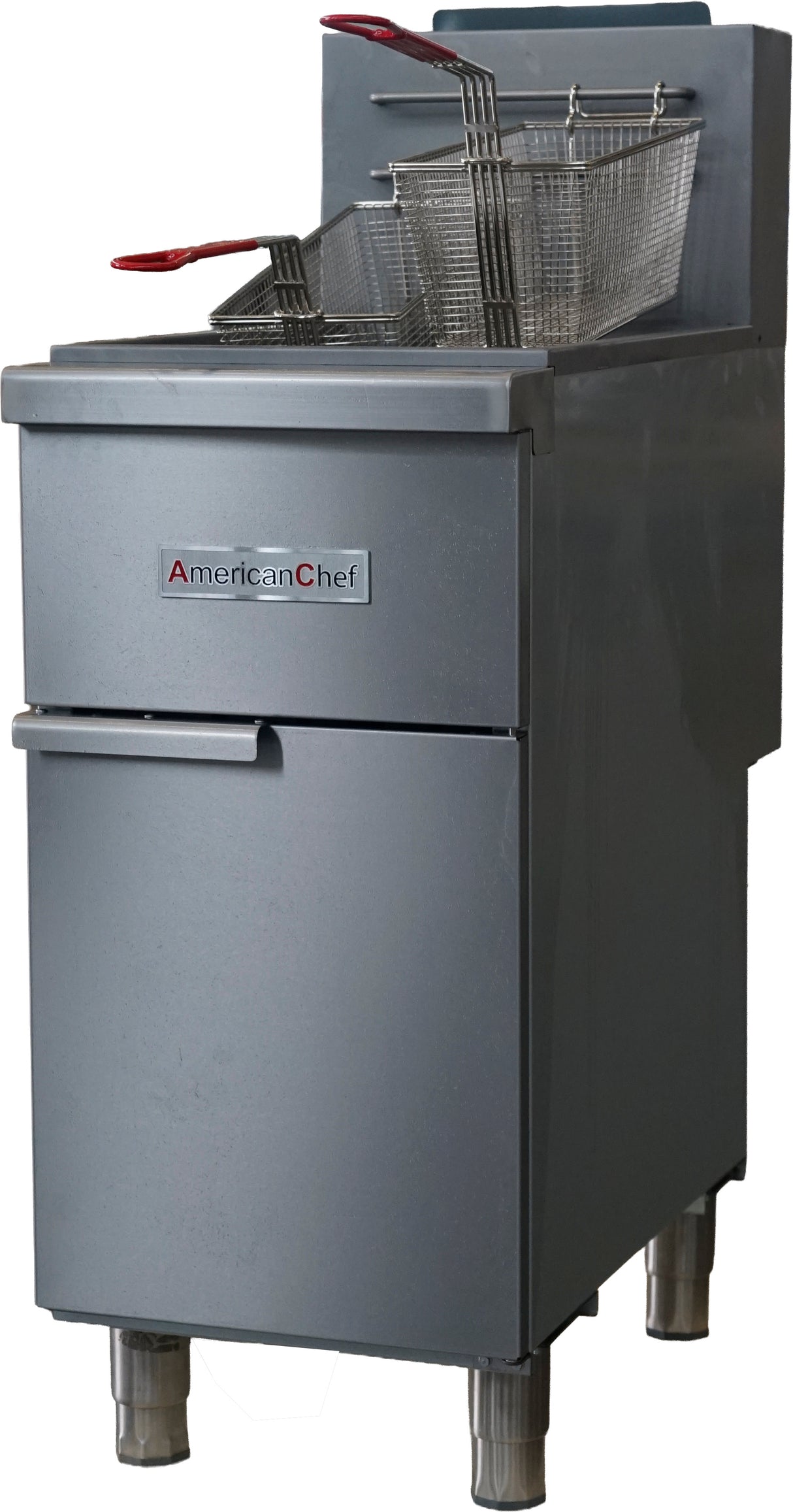 American Chef ACDF-3NG - Deep Fryer 3 Chamber, Natural gas, Robertshaw gas valve