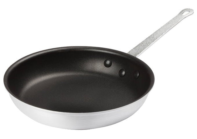 Winco Aluminum Fry Pan, Gladiator™, Natural Finish, Yes Sleeve - VRS Restaurant Equipment & Supply Store