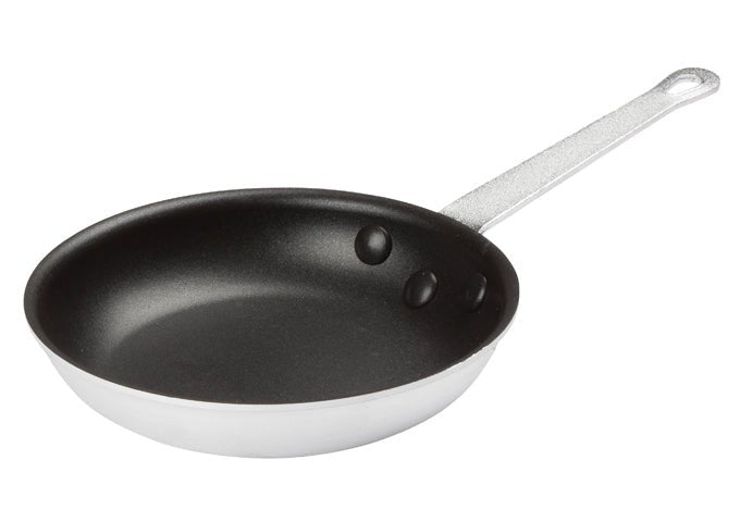 Winco Aluminum Fry Pan, Gladiator™, Natural Finish, Yes Sleeve - VRS Restaurant Equipment & Supply Store