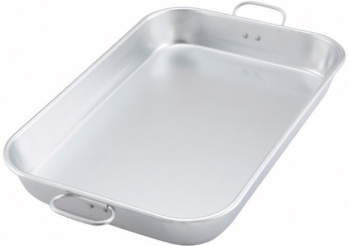 Winco Albp-1218 Baking Pan With Dual Drop Handles, Aluminum - VRS Restaurant Equipment & Supply Store