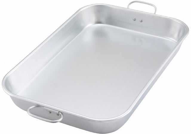 Winco Albp-1218 Baking Pan With Dual Drop Handles, Aluminum - VRS Restaurant Equipment & Supply Store