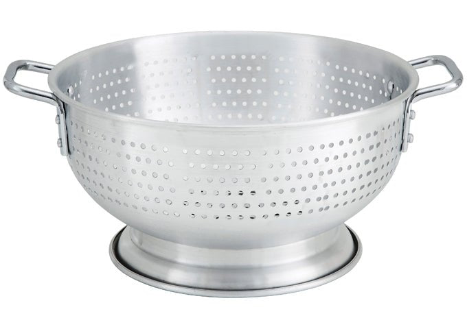 Winco Colander, Chinese Style, Aluminum - VRS Restaurant Equipment & Supply Store