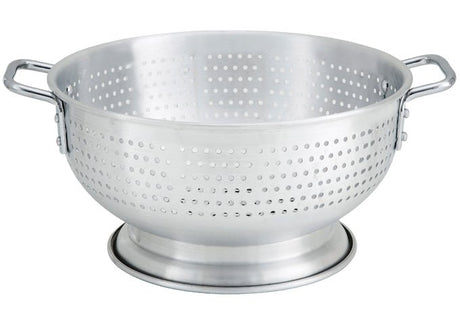 Winco Colander, Chinese Style, Aluminum - VRS Restaurant Equipment & Supply Store