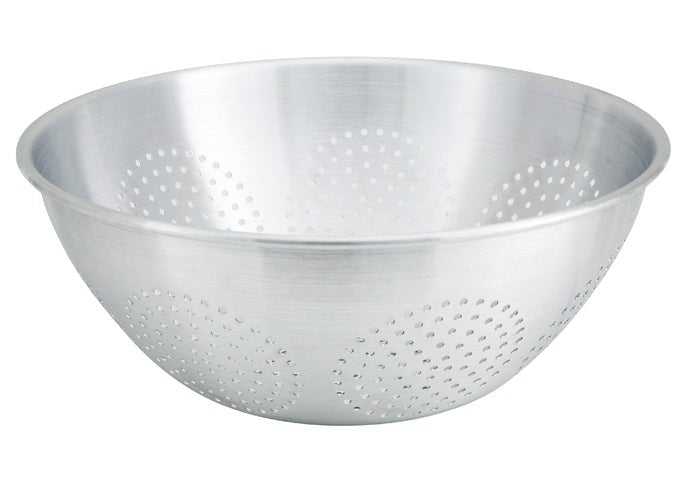 Winco Colander, Chinese Style, Aluminum - VRS Restaurant Equipment & Supply Store