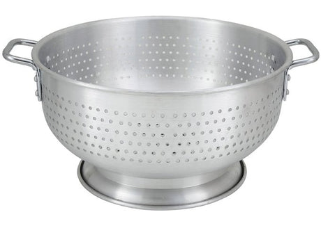 Winco Colander, Chinese Style, Aluminum - VRS Restaurant Equipment & Supply Store