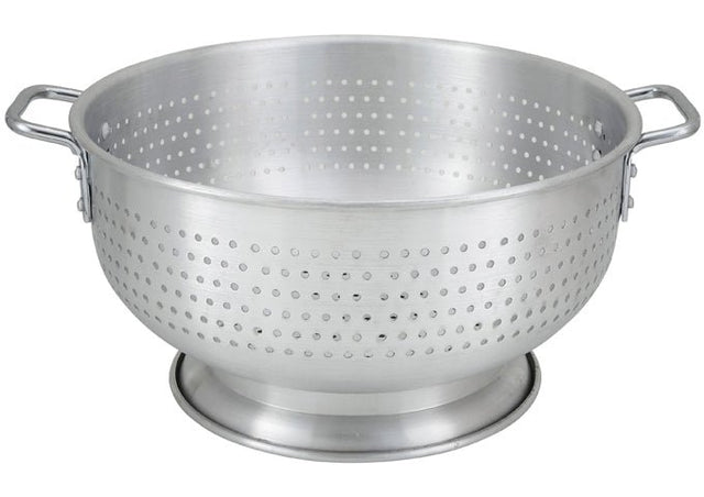 Winco Colander, Chinese Style, Aluminum - VRS Restaurant Equipment & Supply Store