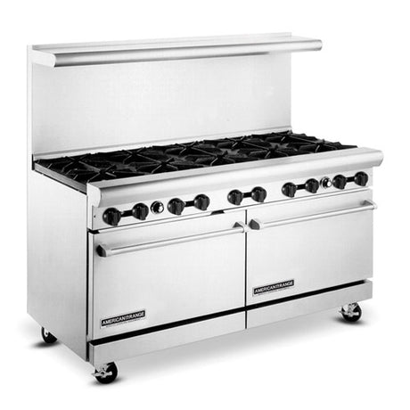 American Range AR-10 60″ Natural Gas Range With 10 Open Burner - VRS Restaurant Equipment & Supply Store