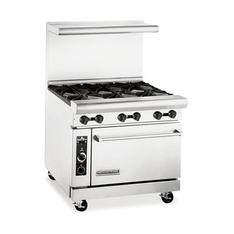 American Range AR-6 36″ Natural Gas Range With 6 Open Burner - VRS Restaurant Equipment & Supply Store