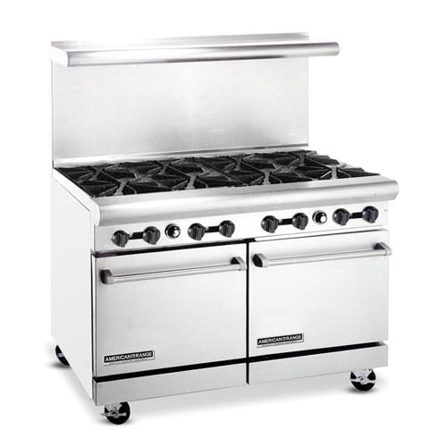 American Range AR-8 48″ Propane Gas Range With 8 Open Burner - VRS Restaurant Equipment & Supply Store