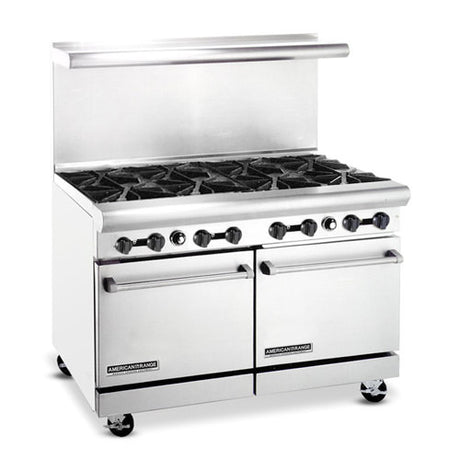 American Range AR-8 48″ Propane Gas Range With 8 Open Burner - VRS Restaurant Equipment & Supply Store