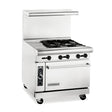 American Range AR12G-4B 36″ Natural Gas Range With 12″ Griddle - VRS Restaurant Equipment & Supply Store