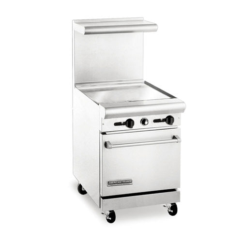 American Range AR24G 24″ Natural Gas Range With 24″ Griddle - VRS Restaurant Equipment & Supply Store