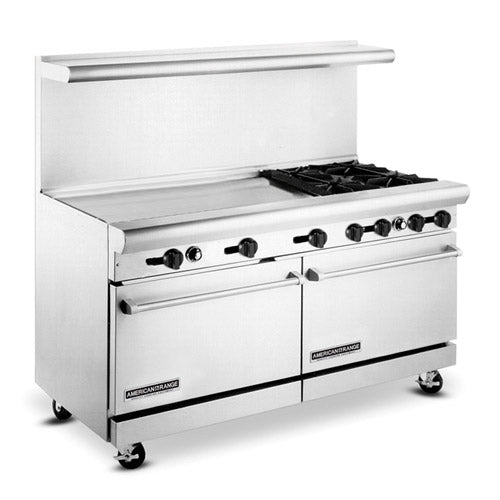 American Range AR36G-4B 60″ Propane Gas Range With 36″ Griddle - VRS Restaurant Equipment & Supply Store