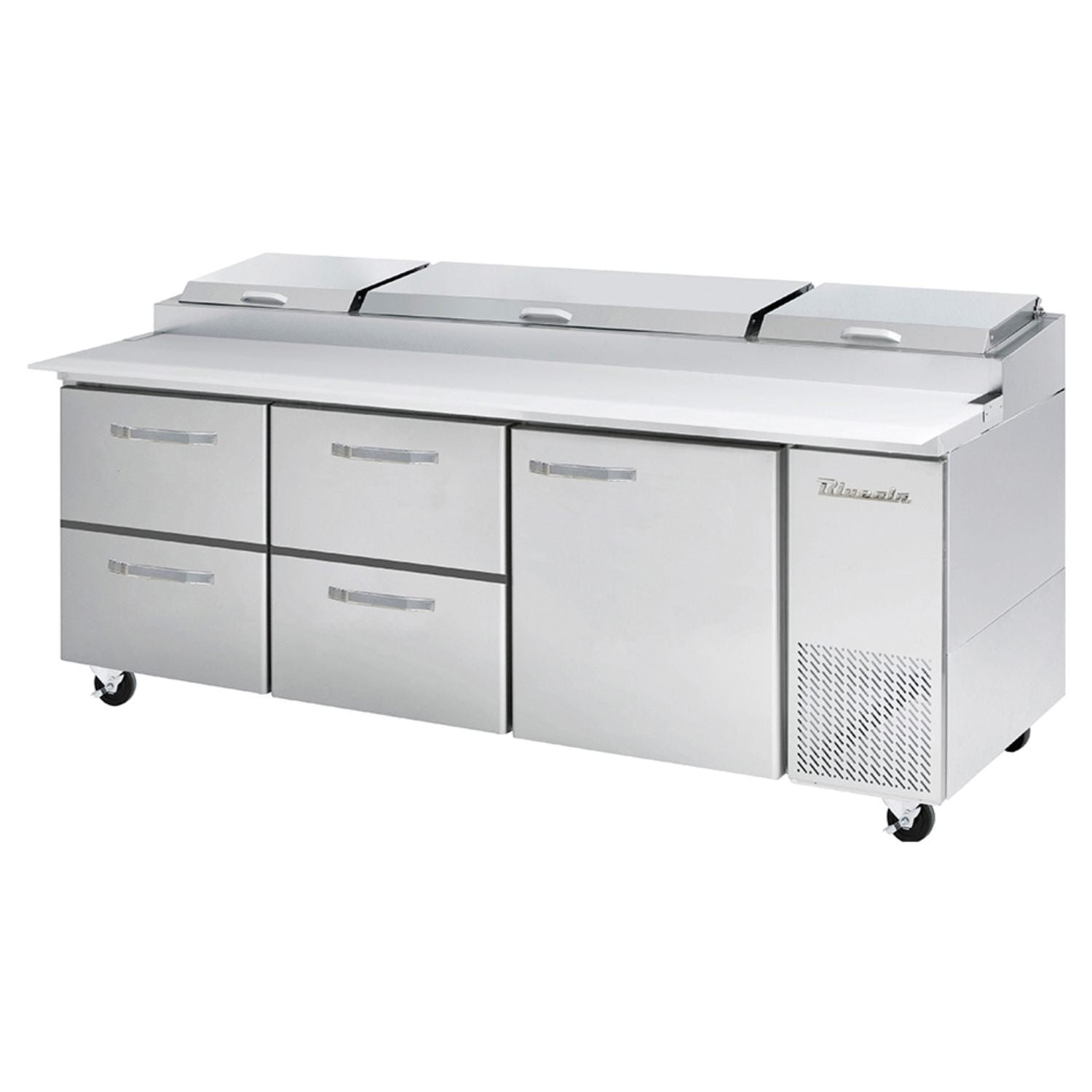 Blue Air BAPP93-D4LM-HC Pizza Prep Drawer -93" - VRS Restaurant Equipment & Supply Store