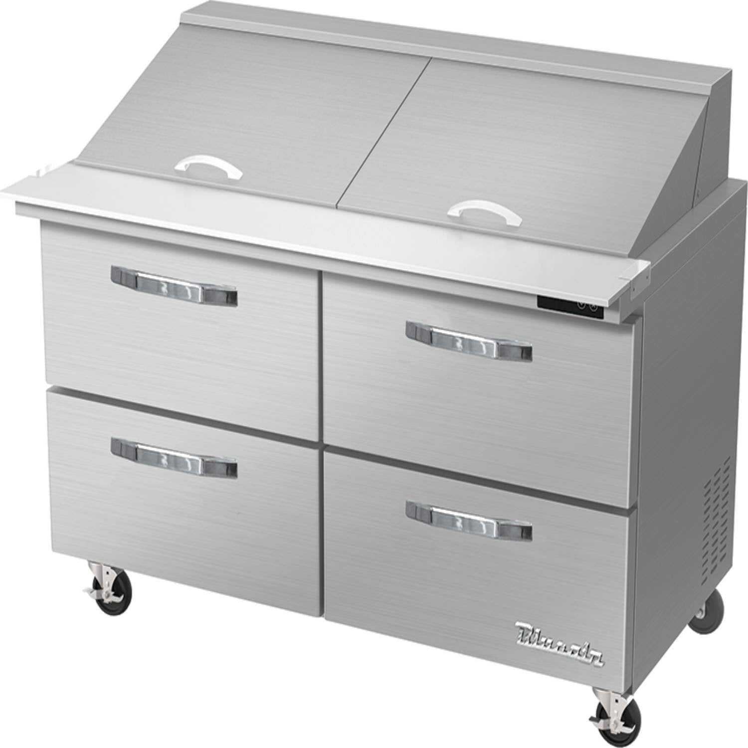 Blue Air BLMT60-D4-HC Mega Top Sandwich Prep Drawer - VRS Restaurant Equipment & Supply Store