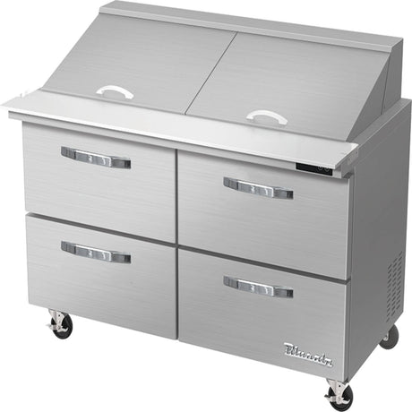 Blue Air BLMT60-D4-HC Mega Top Sandwich Prep Drawer - VRS Restaurant Equipment & Supply Store