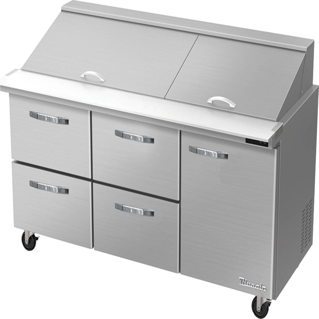 Blue Air BLMT72-D4LM-HC Mega Top Sandwich Prep Drawer - VRS Restaurant Equipment & Supply Store