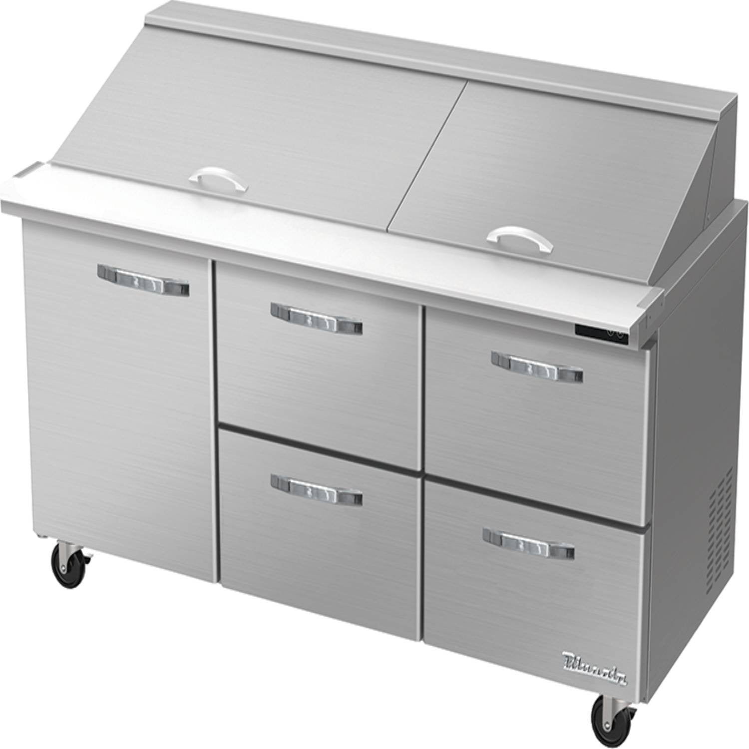 Blue Air BLMT72-D4RM-HC Mega Top Sandwich Prep Drawer - VRS Restaurant Equipment & Supply Store