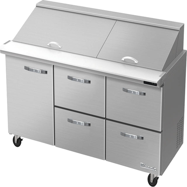 Blue Air BLMT72-D4RM-HC Mega Top Sandwich Prep Drawer - VRS Restaurant Equipment & Supply Store
