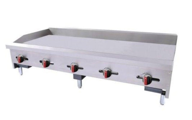 BakeMax BACG60-5 Manual Gas Griddle 60" - VRS Restaurant Equipment & Supply Store