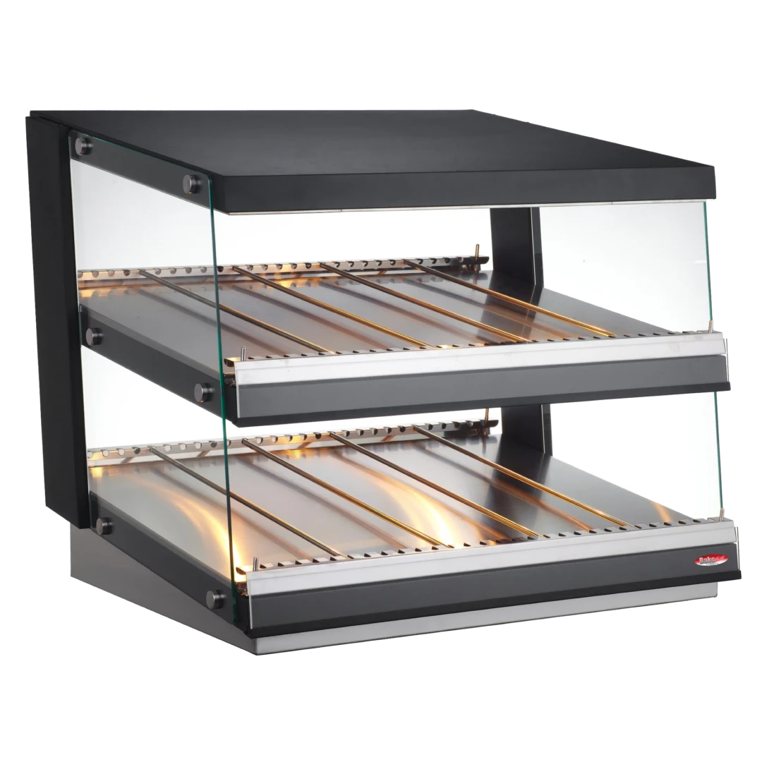BakeMax BMHGG01 Titan Series Countertop Self-Serve Heated Display Case