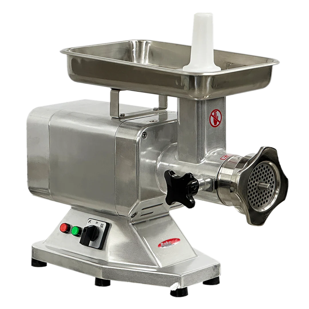 BakeMax BMMG004 Titan Series Electric Countertop 1.5HP #22 Hub Meat Grinder 660lbs. Per Hour