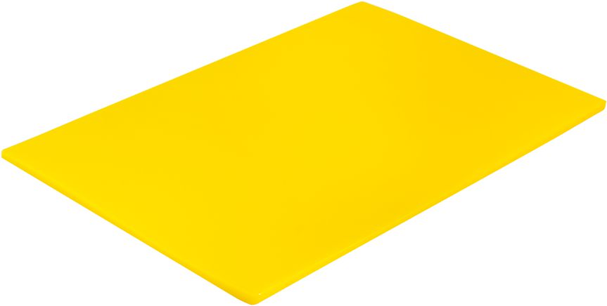 Browne 18" X 24" Polyethylene Yellow Cutting Board - 57361817