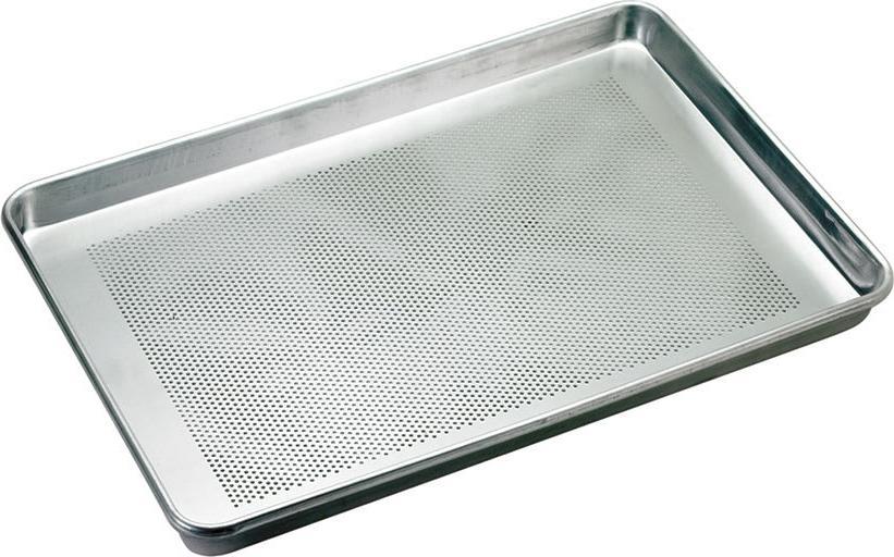 Browne 18" x 13" Aluminum Perforated Bun Pan - 58132641