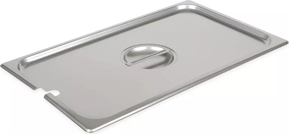 Browne 21" Anti-Jam Stainless Steel Cover With Notch for Full Size Pan - 575529