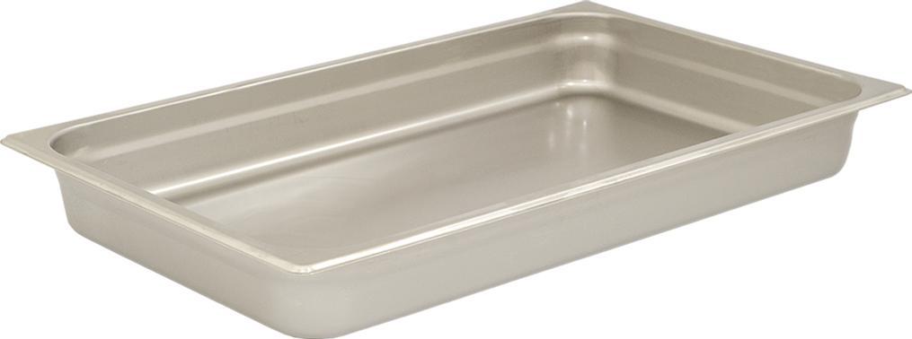 Browne 2.5" Stainless Steel Anti-Jam Half Size Steam Table Pan - 5781202