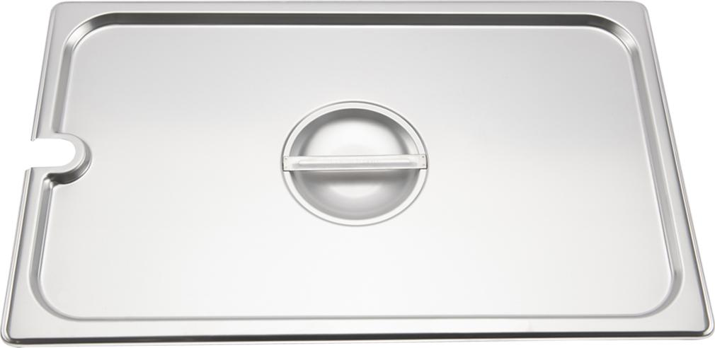 Browne 2.5" Stainless Steel Perforated Anti-Jam Full Size Steam Pan Lid - 5781112