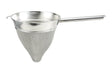 Winco Hollow Handle Stainless Steel Bouillon Strainer With Extra Fine Mesh - VRS Restaurant Equipment & Supply Store
