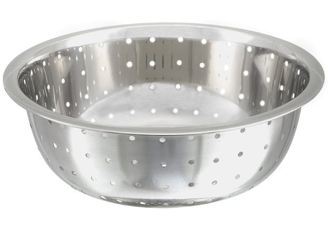Winco Chinese Style Colanders, Stainless Steel, 5 Mm - VRS Restaurant Equipment & Supply Store