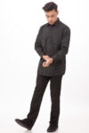 Uniform Works D300-CDA-L - Onyx Dress Shirt, Pinstripe, Large