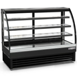 American Chef 60″ Curved Glass Floor Refrigerated Display Case DCC60 - VRS Restaurant Equipment & Supply Store