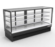 American Chef 94″ Square Glass Floor Refrigerated Display Case DCS94 - VRS Restaurant Equipment & Supply Store