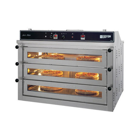 Doyon PIZ3 Jet Air 36” Electric Pizza Deck Oven – 3Ph, 208V - VRS Restaurant Equipment & Supply Store