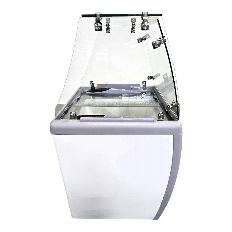 Omcan FR-CN-160-S Ice Cream Freezer with Guard - 26" Flat top