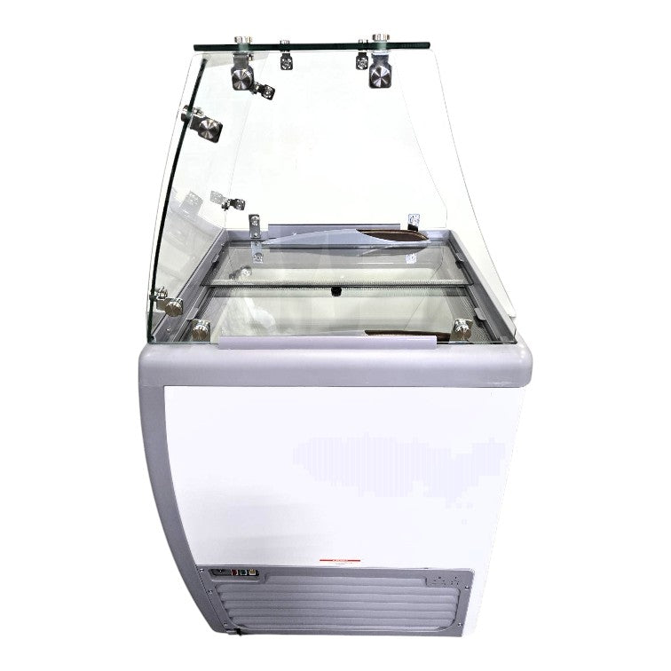 Omcan FR-CN-160-S Ice Cream Freezer with Guard - 26" Flat top