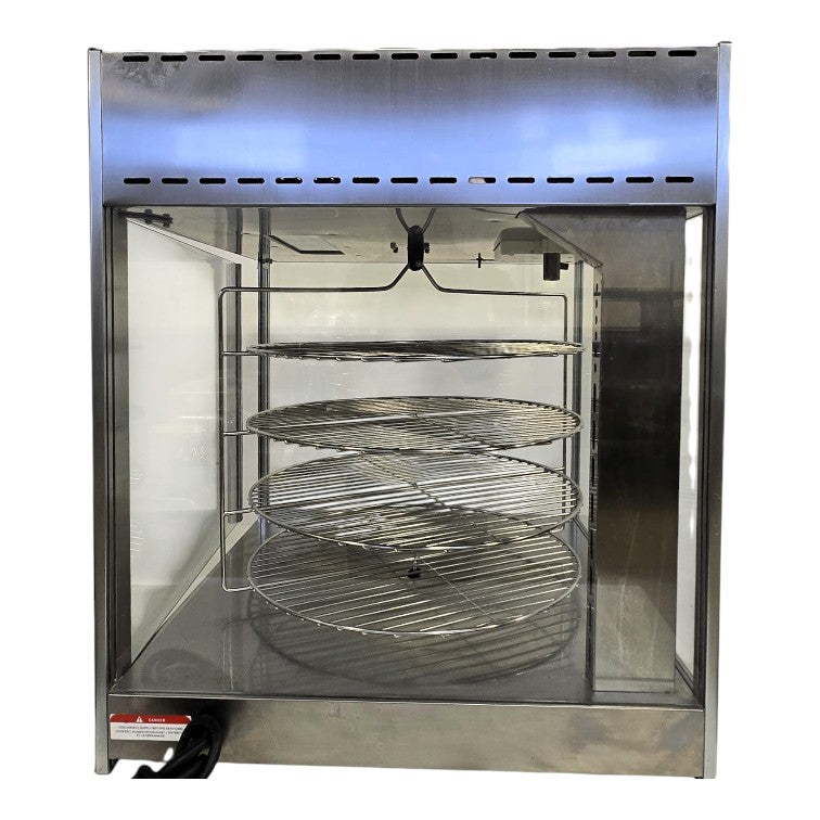 Omcan DW-CN-0457-SS Display Pizza Warmer - 18"