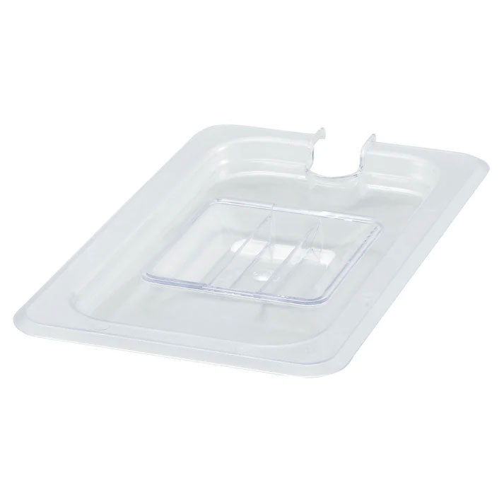 American Chef FP-400CN Food Pan Cover – 1/4 Size, Slotted, Polycarbonate, NSF