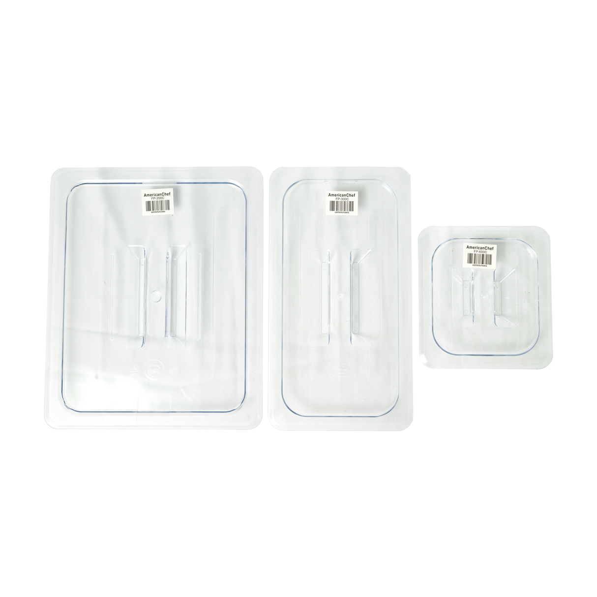 American Chef FP-600C - Polycarbonate Food Pan Cover, Solid - Sixth (1/6), Plastic