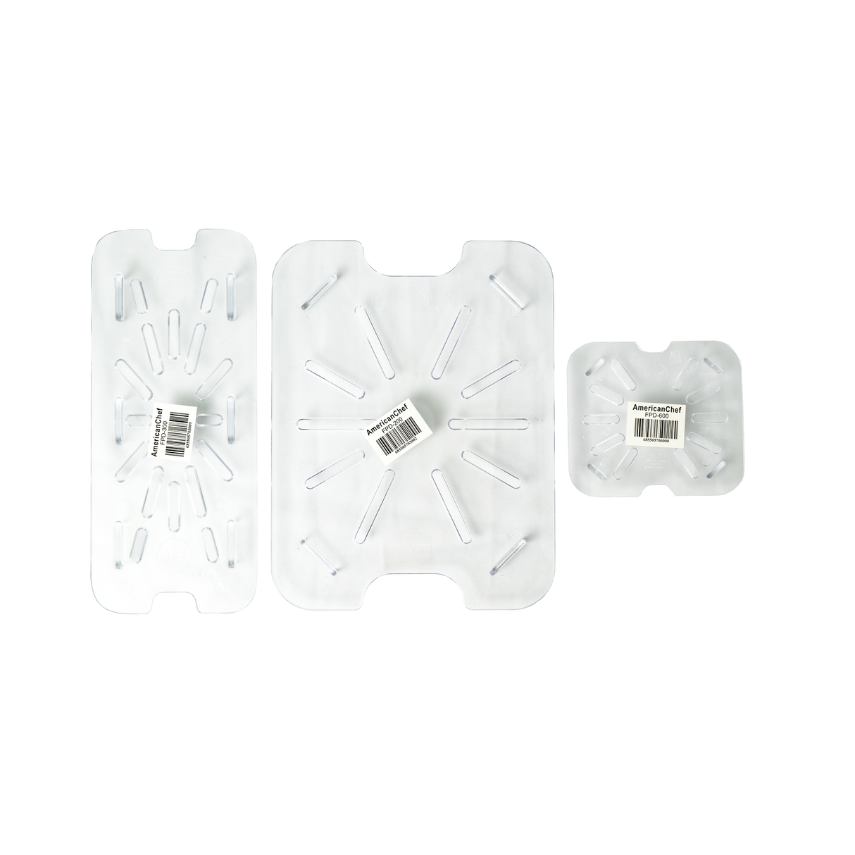 American Chef FPD-600 - Polycarbonate Drain Shelf, 1/6 Size, Plastic