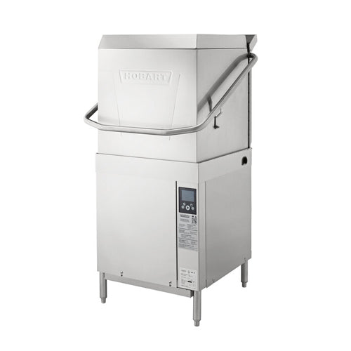 Hobart AM16-BAS-2 High Temperature 60 Racks / Hour Base Door Type Dishwasher – 1Ph, 208V - VRS Restaurant Equipment & Supply Store