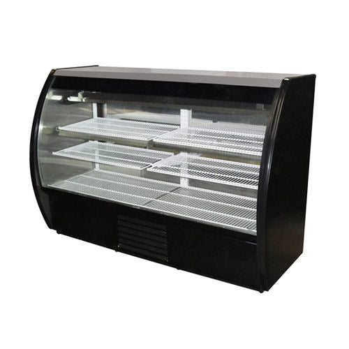 Howard McCray MIRAGE-6-DC 72″ Curved Glass 2 Door Floor Refrigerated Display Case - VRS Restaurant Equipment & Supply Store