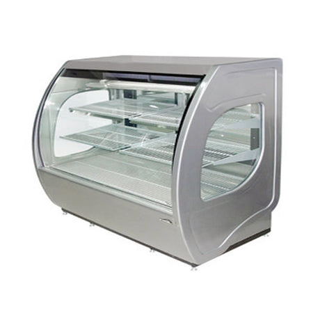 Howard McCray MIRAGE-ELITE-4-DC 48″ Curved Glass 2 Door Floor Refrigerated Display Case - VRS Restaurant Equipment & Supply Store